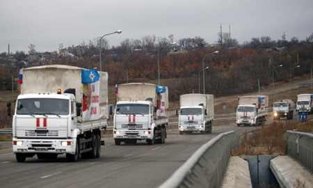 Nga tiếp tục đưa đoàn xe cứu trợ tới miền đông Ukraine.